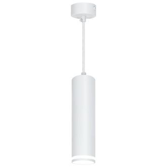 Светильник потолочный Feron ML1708 Barrel LUNA на подвесе MR16 35W 230V, белый 55*200, 48081