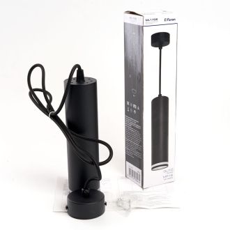 Светильник потолочный Feron ML1708 Barrel LUNA на подвесе MR16 35W 230V, черный 55*200, 48082