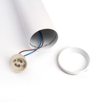 Светильник потолочный Feron ML1768 на подвесе MR16 35W 230V, белый 55*200, 48085