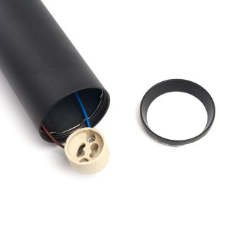 Светильник потолочный Feron ML1768 на подвесе MR16 35W 230V, черный 55*200, 48086