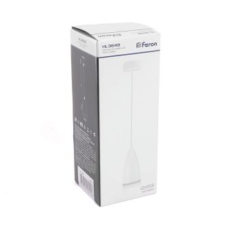 Светильник потолочный Feron HL3648 на подвесе GX53 15W 230V, белый 85*160, 48091