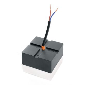 Светильник светодиодный Feron AL4022 IP20 3W 6500К, пластик, черный 70*70*55мм, 48146