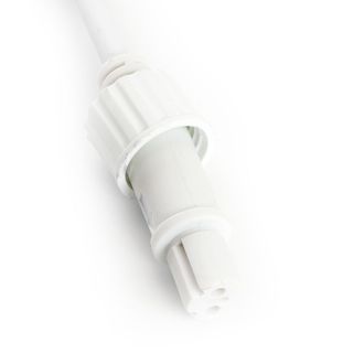Сетевой шнур для гирлянд 3м, 2*0,5мм2, IP44, белый, DM403, Feron, 48189