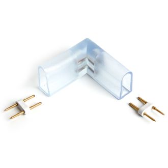 Соединитель угловой для светодиодной ленты 220V LS720, LD511, Feron, 48206 (комплект 5 шт.)