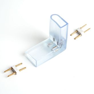 Соединитель угловой для светодиодной ленты 220V LS720, LD511, Feron, 48206 (комплект 5 шт.)