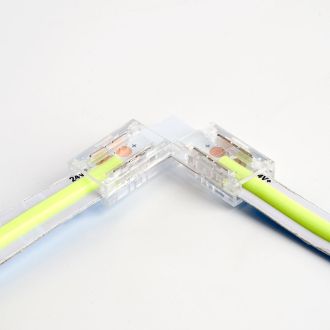 Соединитель угловой 12мм для ленты COB LS530, LD179, Feron, 48276 (комплект 5 шт.)