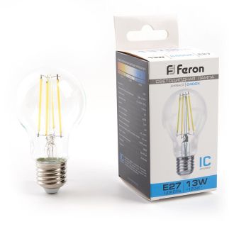 Лампа светодиодная Feron LB-613 Шар E27 13W 175-265V 6400K, 48283