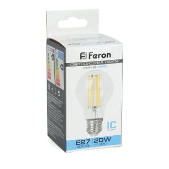 Лампа светодиодная Feron LB-620 Шар E27 20W 175-265V 6400K, 48285