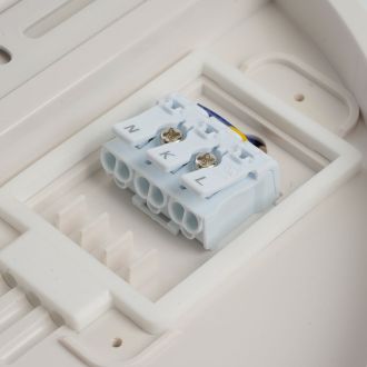 Светильник светодиодный Feron AL3025 с БАП в пластиковом корпусе 18W 6500K IP65 белый, 48296