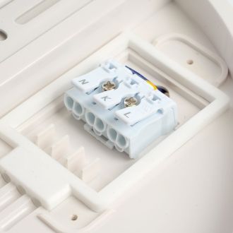 Светильник светодиодный Feron AL3025 с БАП в пластиковом корпусе 18W 4000K IP65 белый, 48297