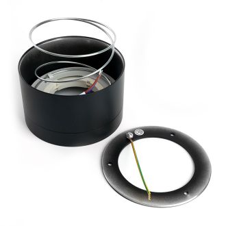 Светильник потолочный Feron HL370 25W, 230V, GX70, черный, 48298