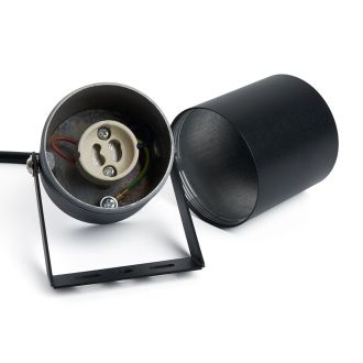 Светильник садово-парковый Feron DH1703, на стену, GU10, 230V, черный, 48329