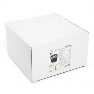 Светодиодный светильник тротуарный (грунтовый) Feron SP2803,10W, AC/DC12V, низковольтный, 4000К, металлик, D160*H90mm, вн.диаметр: 110mm, IP67, 48347