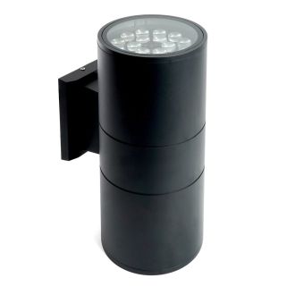 Светильник уличный светодиодный Feron DH0712, 2*18W, 3000Lm, 2700K, черный, 48358