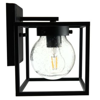 Светильник садово-парковый Feron PL701 на стену вниз 60W E27 230V, черный, 48383