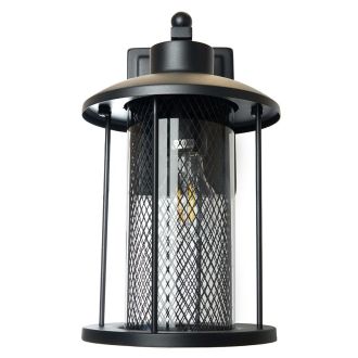 Светильник садово-парковый Feron PL721 на стену вниз 60W E27 230V, черный, 48388