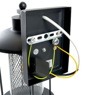 Светильник садово-парковый Feron PL721 на стену вниз 60W E27 230V, черный, 48388