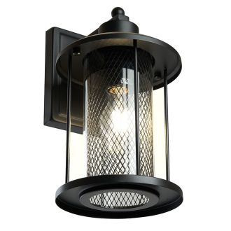 Светильник садово-парковый Feron PL721 на стену вниз 60W E27 230V, черный, 48388