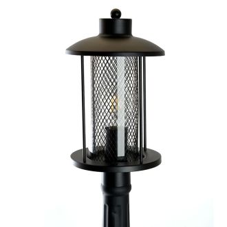 Светильник садово-парковый Feron PL726 столб 60W E27 230V, черный, 48391