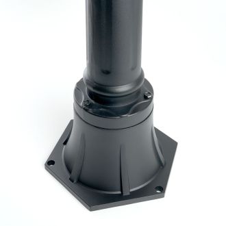 Светильник садово-парковый Feron PL726 столб 60W E27 230V, черный, 48391