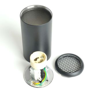 Светильник потолочный Feron ML184 Barrel ECHO MR16 GU10 35W 230V, черный, с антибликовой сеточкой, 48392