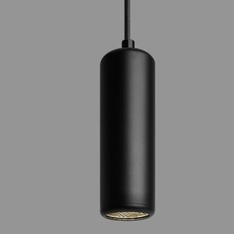 Светильник потолочный Feron ML1841 Barrel ECHO levitation MR16 35W, 230V, GU10, чёрный, с антибликовой сеточкой, на подвесе 1,2 м, 48394