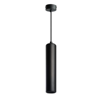 Светильник потолочный Feron ML1842 Barrel ECHO levitation MR16 35W, 230V, GU10, чёрный, с антибликовой сеточкой, на подвесе 0.9м, 48396
