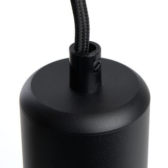 Светильник потолочный Feron ML1842 Barrel ECHO levitation MR16 35W, 230V, GU10, чёрный, с антибликовой сеточкой, на подвесе 0.9м, 48396