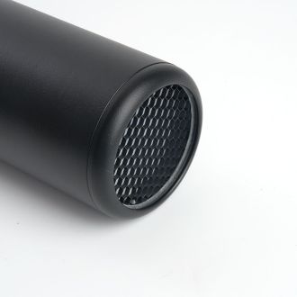 Светильник потолочный Feron ML1842 Barrel ECHO levitation MR16 35W, 230V, GU10, чёрный, с антибликовой сеточкой, на подвесе 0.9м, 48396