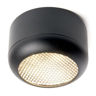 Светильник потолочный Feron HL364 Barrel ECHO 12W, 230V, GX53, чёрный, с антибликовой сеточкой, 48398