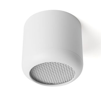 Светильник потолочный Feron HL365 Barrel ECHO 12W, 230V, GX53, белый, с антибликовой сеточкой, 48401