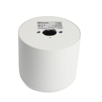 Светильник потолочный Feron HL365 Barrel ECHO 12W, 230V, GX53, белый, с антибликовой сеточкой, 48401
