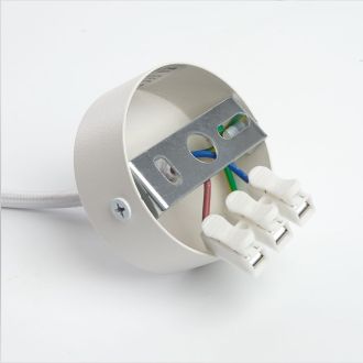 Светильник потолочный Feron HL3658 Barrel ECHO levitation 12W, 230V, GX53, белый, с антибликовой сеточкой, на подвесе 1,7 м, 48402