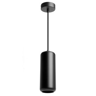 Светильник потолочный Feron HL3658 Barrel ECHO levitation 12W, 230V, GX53, чёрный, с антибликовой сеточкой, на подвесе 1,7 м, 48403
