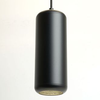Светильник потолочный Feron HL3658 Barrel ECHO levitation 12W, 230V, GX53, чёрный, с антибликовой сеточкой, на подвесе 1,7 м, 48403