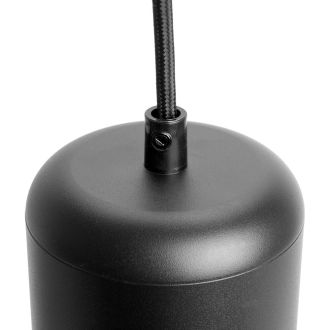 Светильник потолочный Feron HL3658 Barrel ECHO levitation 12W, 230V, GX53, чёрный, с антибликовой сеточкой, на подвесе 1,7 м, 48403