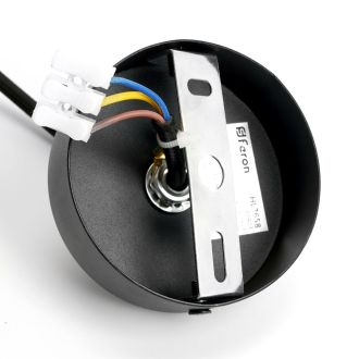 Светильник потолочный Feron HL3658 Barrel ECHO levitation 12W, 230V, GX53, чёрный, с антибликовой сеточкой, на подвесе 1,7 м, 48403