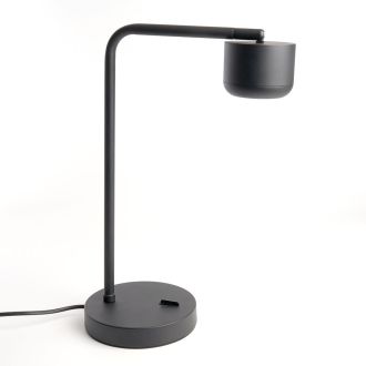 Светильник под лампу настольный Feron DE365 ECHO 12W, 230V, GX53, черный, с антибликовой сеточкой, 48404