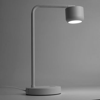 Светильник под лампу настольный Feron DE365 ECHO 12W, 230V, GX53, белый, с антибликовой сеточкой, 48405