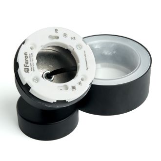 Светильник HL3670 AURA 12W, 230V, GX53, чёрный, Feron, 48412