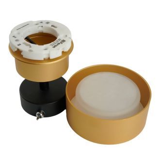 Светильник настенный HL3670 AURA 12W, 230V, GX53, золото, Feron, 48414