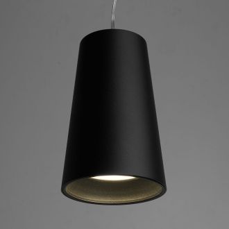 Светильник потолочный Feron ML1858 Barrel BELL levitation на подвесе1,7 м, MR16 35W 230V, черный, 48421