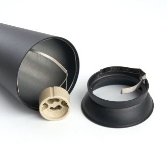 Светильник потолочный Feron ML1858 Barrel BELL levitation на подвесе1,7 м, MR16 35W 230V, черный, 48421