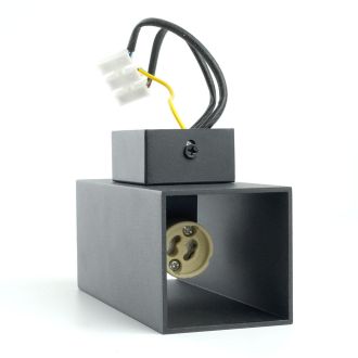 Светильник настенный Feron ML1740 QUAD MR16 35W, 230V, 2*GU10, чёрный IP20, 48427