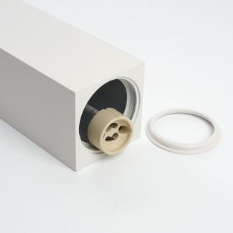 Светильник потолочный Feron ML1748 Barrel QUAD levitation на подвесе 1,7 м, MR16 35W 230V, белый 60*280, 48432