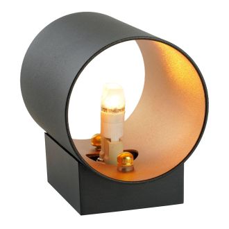Светильник настенный Feron ML1750 Glow G9,15W, 230V чёрный + золото IP20, 48433