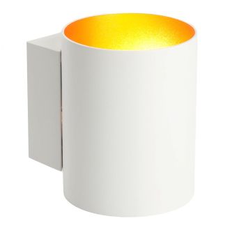Светильник настенный Feron ML1750 Glow G9,15W, 230V белый + золото IP20, 48434
