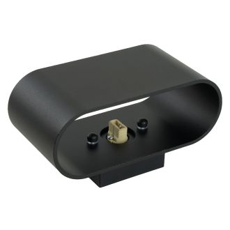 Светильник настенный Feron ML1780 Oval MR16 35W, 230V, G9,15W, чёрный IP20, 48435
