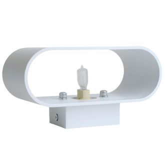 Светильник настенный Feron ML1780 Oval MR16 35W, 230V, G9,15W, белый IP20, 48436