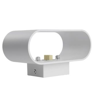 Светильник настенный Feron ML1780 Oval MR16 35W, 230V, G9,15W, белый IP20, 48436